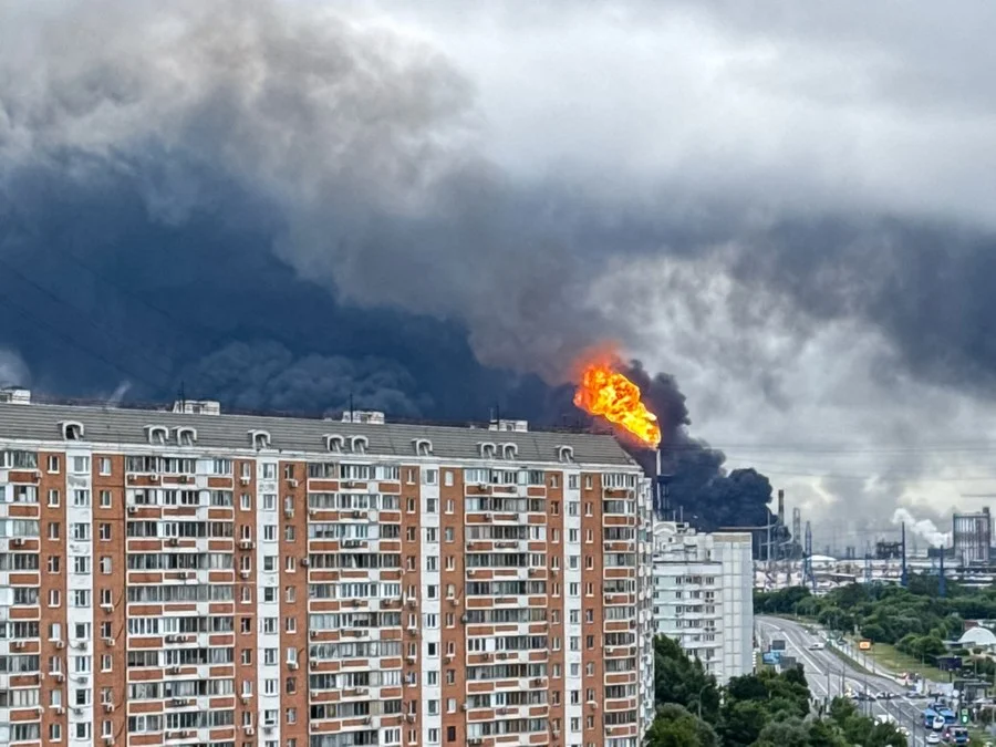 Moscou, capital da Rússia, foi alvo de um ataque em série com drones ucranianos nesta quinta-feira (18)