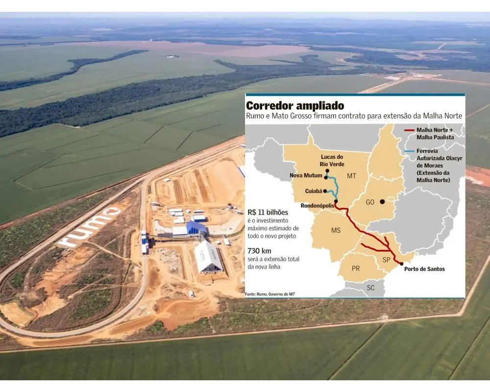 Primeiro trecho operacional da Ferrovia Estadual será inaugurado neste sábado (20)