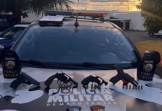 Três suspeitos morrem após troca de tiros com a Força Tática em Nova Mutum/MT