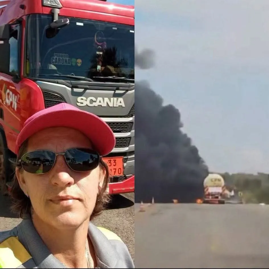 Identificada motorista que morreu após um grave acidente envolvendo três veículos de carga na BR-070 em Várzea Grande