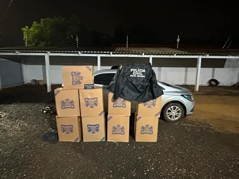 Mulher é presa com quase 100 mil cigarros contrabandeados em MT