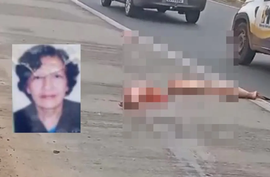 Idosa morre e tem pernas amputadas após ser atropelada em Várzea Grande