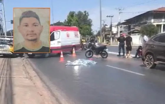 Às vésperas do próprio aniversário, homem morre atropelado na Av. Fernando Corrêa; veja vídeo