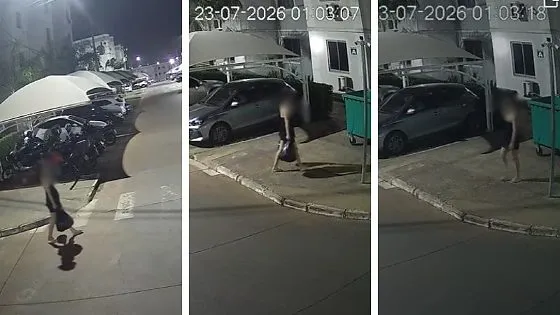 Câmera flagra jovem jogando corpo da filha recém-nascida no lixo em VG