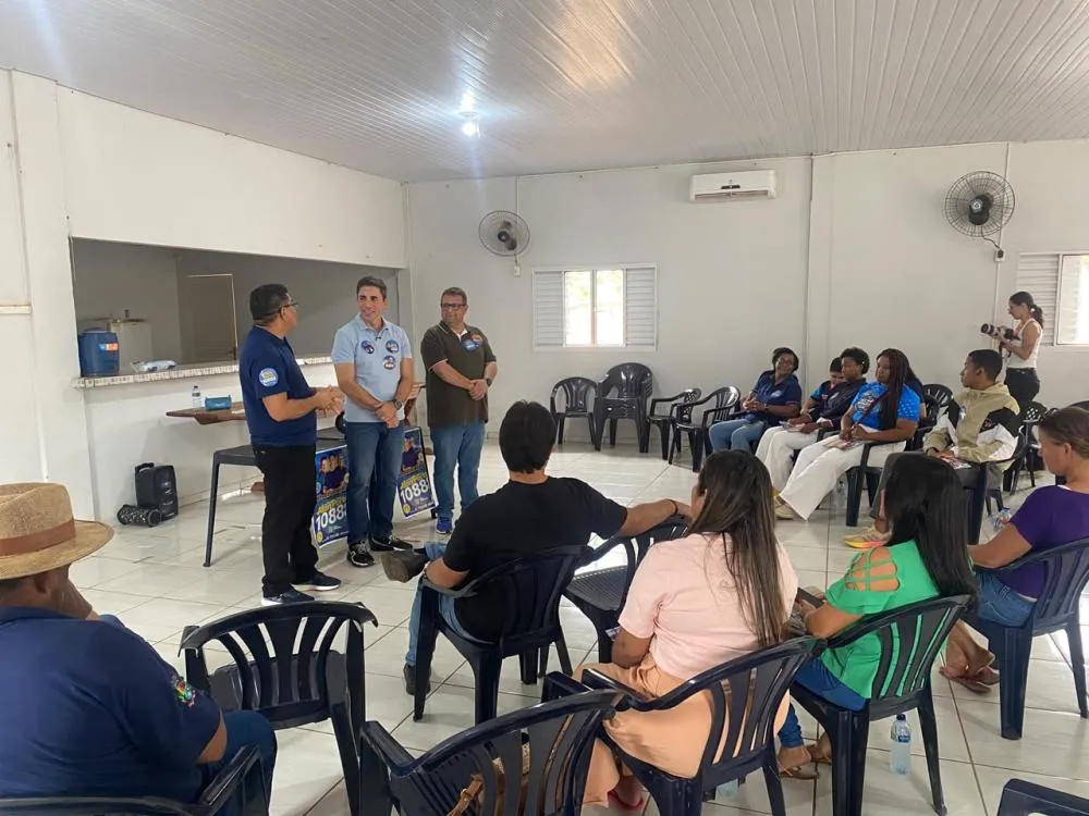 Alan Porto cumpre agenda em Santa Rita do Trivelato e se reúne com apoiadores