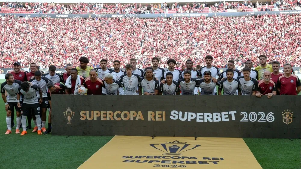 Corinthians vence o Flamengo e é bicampeão da Supercopa do Brasil