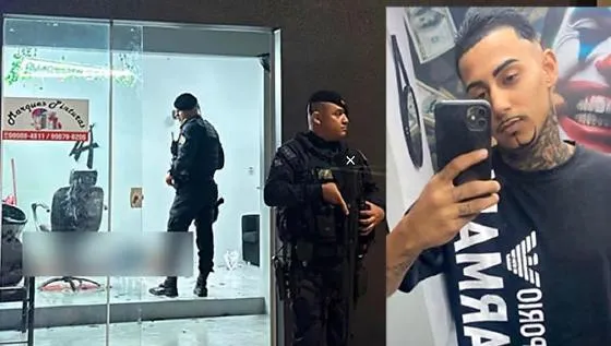 Jovem é executado a tiros dentro de barbearia em Sorriso