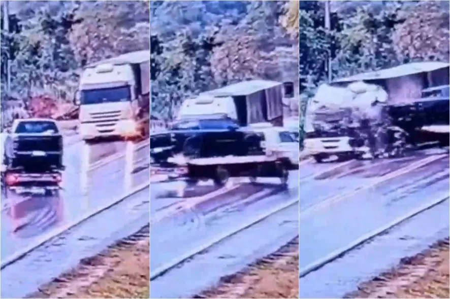 Motorista morre após guincho escorregar e bater em carreta na BR-364 em Várzea Grande