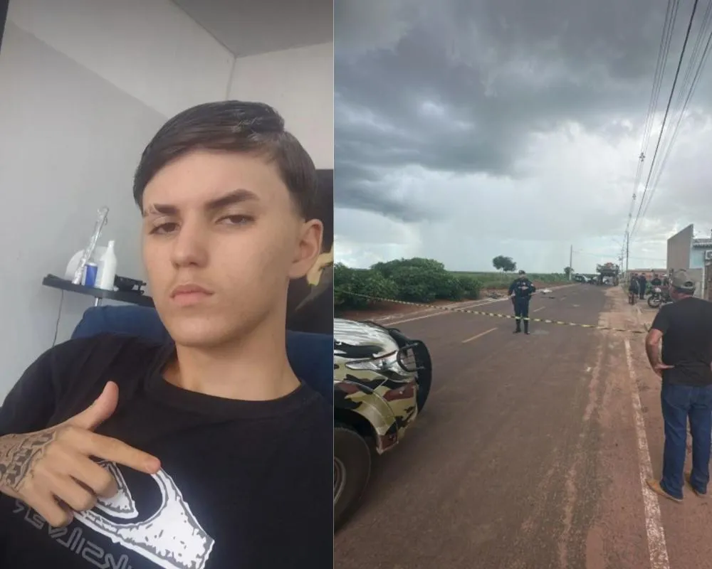 Jovem morre ao tentar passar com bicicleta elétrica por baixo de máquina agrícola em Água Boa/MT