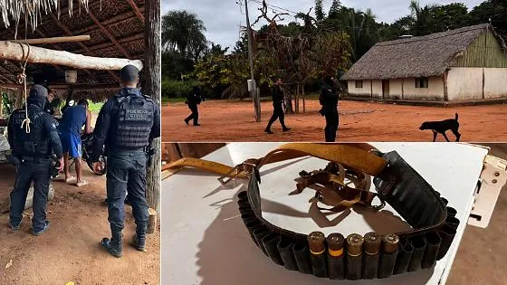 Investigação revela treinamento armado de facção em área indígena