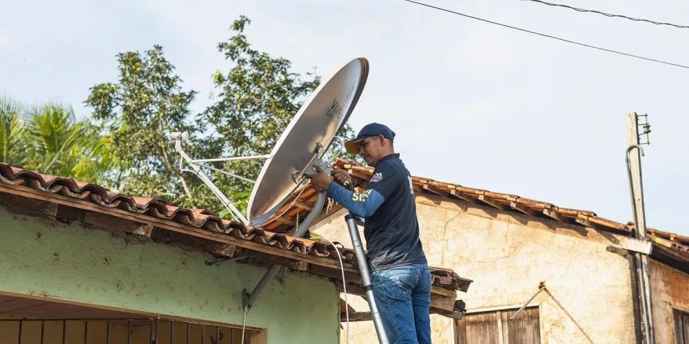 Programa Brasil Antenado já realizou mais de 100 entregas e instalação de antenas digitais em Trivelato