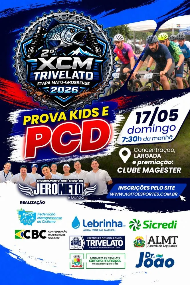 Organização lança 2º XCM Trivelato 2026; 200 primeiras inscrições receberão camiseta 