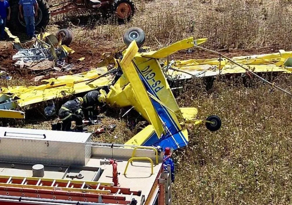 Corpo de piloto morto em queda de avião agrícola em Lucas do Rio Verde é levado para o Paraná
