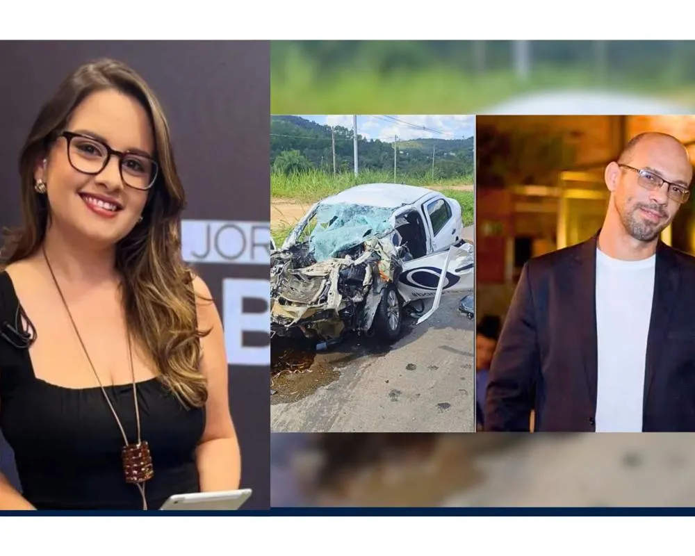 Acidente entre caminhão e carro da TV Band mata repórter e cinegrafista 