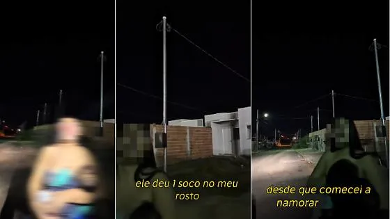 Mulher é agredida e pede que PM poupe companheiro em VG: “Só não bate nele, por favor”