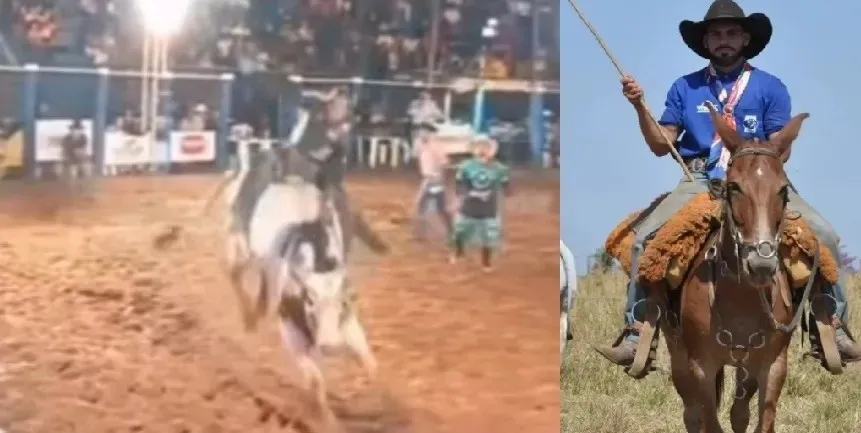 Peão morre pisoteado por touro em arena de rodeio em Rondônia