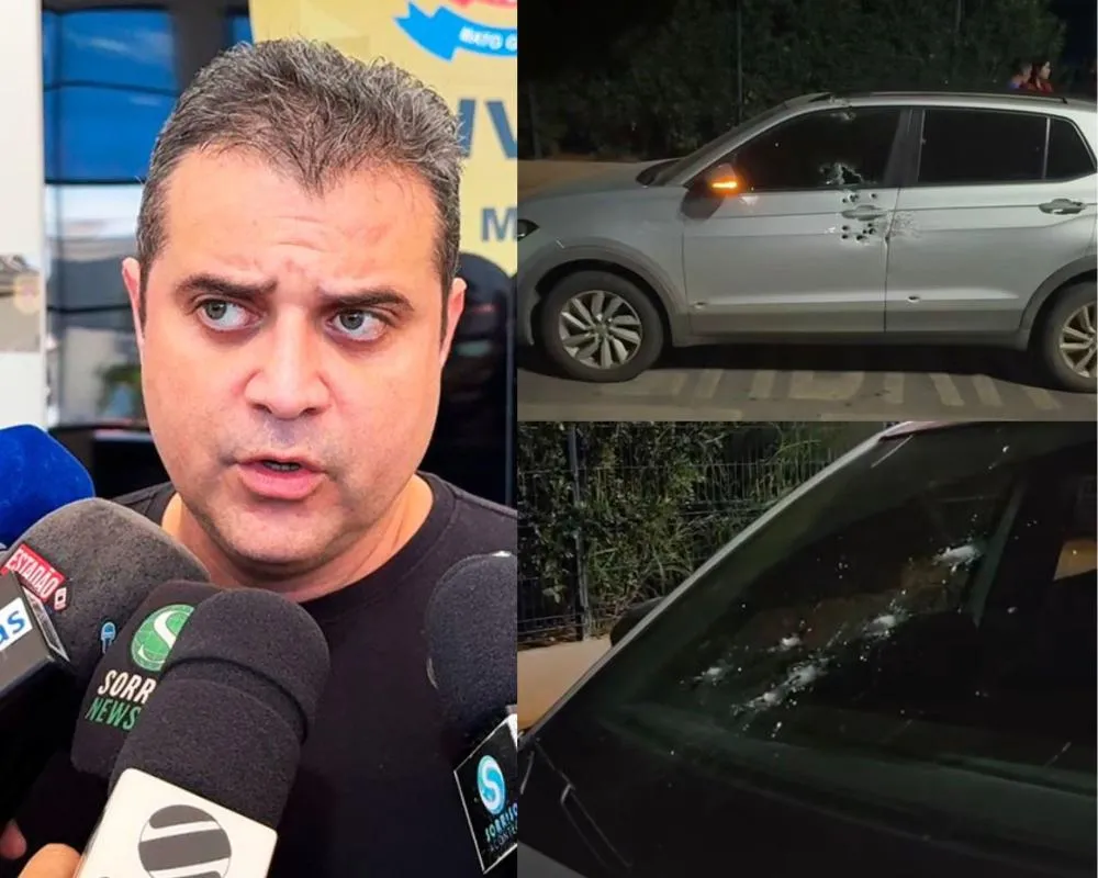 Delegado da PC de Sorriso Bruno França sofre tentativa de homicídio na noite desta quarta-feira (13)