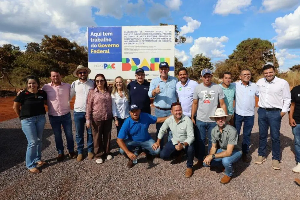 DNIT entrega 12 quilômetros pavimentados na BR-158/MT