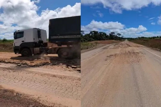 Sérgio Ricardo anuncia inspeção na MT-170 e convoca empreiteiras após colapso de rodovia recém-entregue