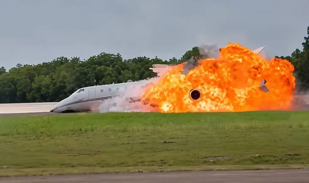 Avião particular explode após cair em aeroporto na República Dominicana; ao menos duas pessoas morreram