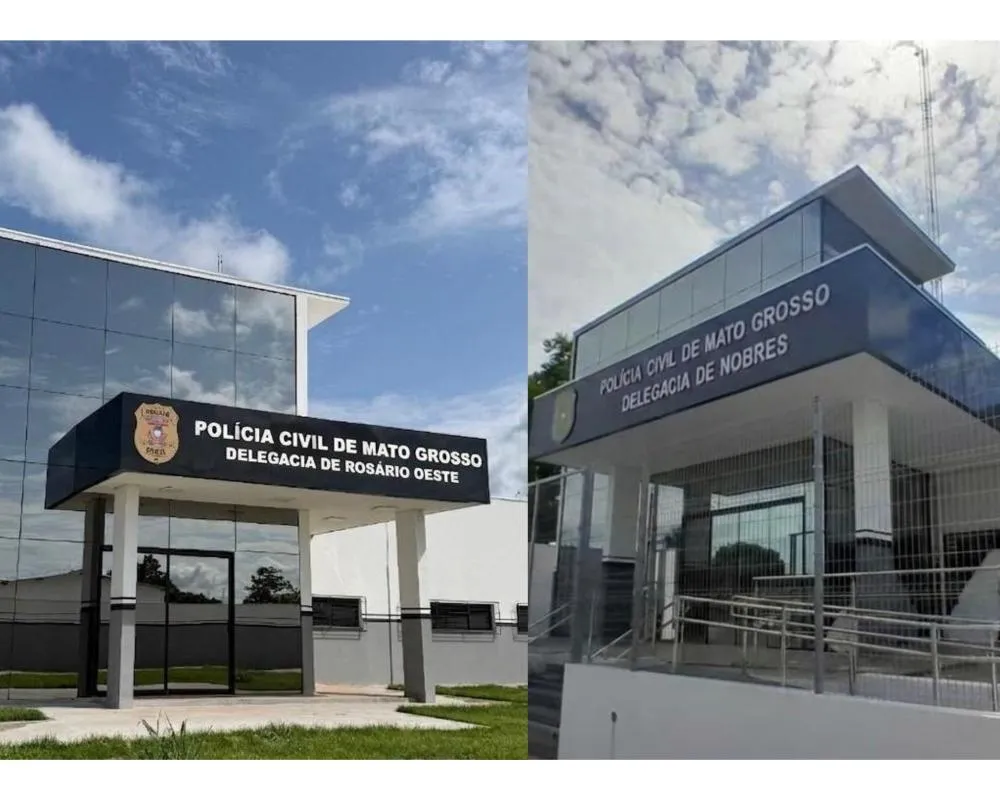Governo de MT reinaugura novas delegacias da Polícia Civil em Rosário Oeste e Nobres