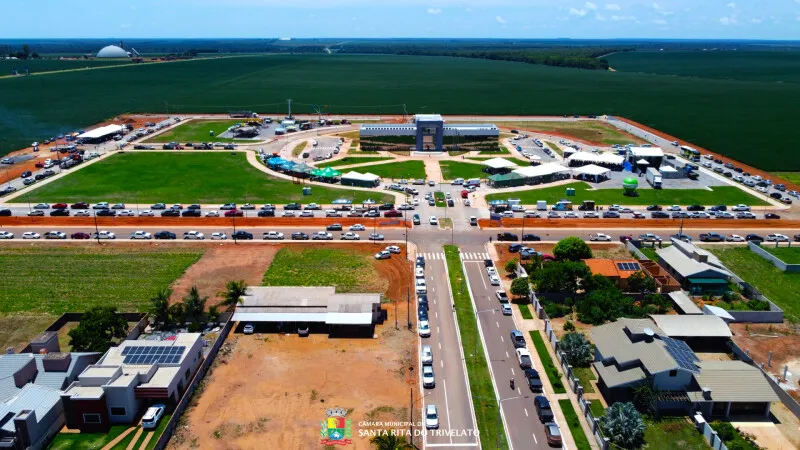  inauguração Paço Municipal de Trivelato/2024.