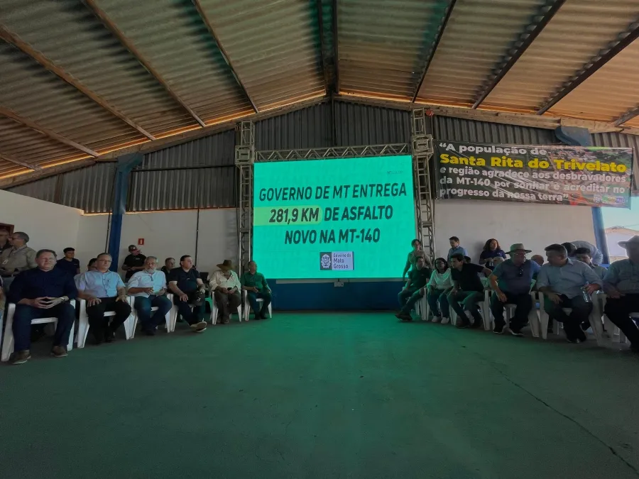  Inauguração da MT-140. Junho de 2024.
